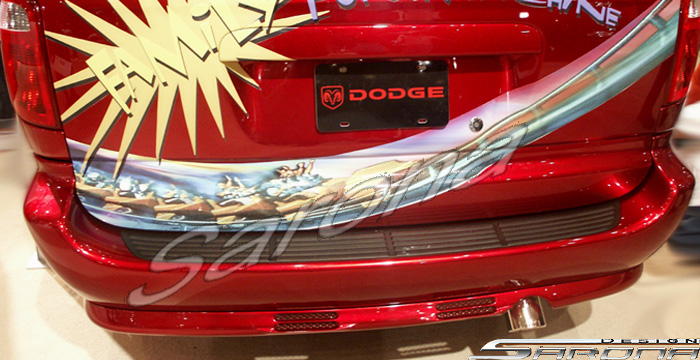 Custom Dodge Caravan Rear Add-on  Mini Van Rear Lip/Diffuser (2001 - 2006) - $390.00 (Part #DG-003-RA)